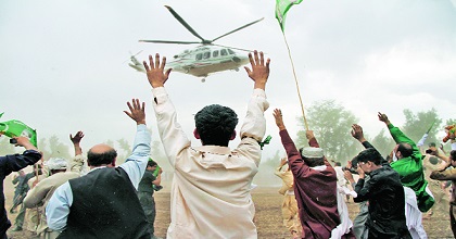 Helicopter hire in Bihar election